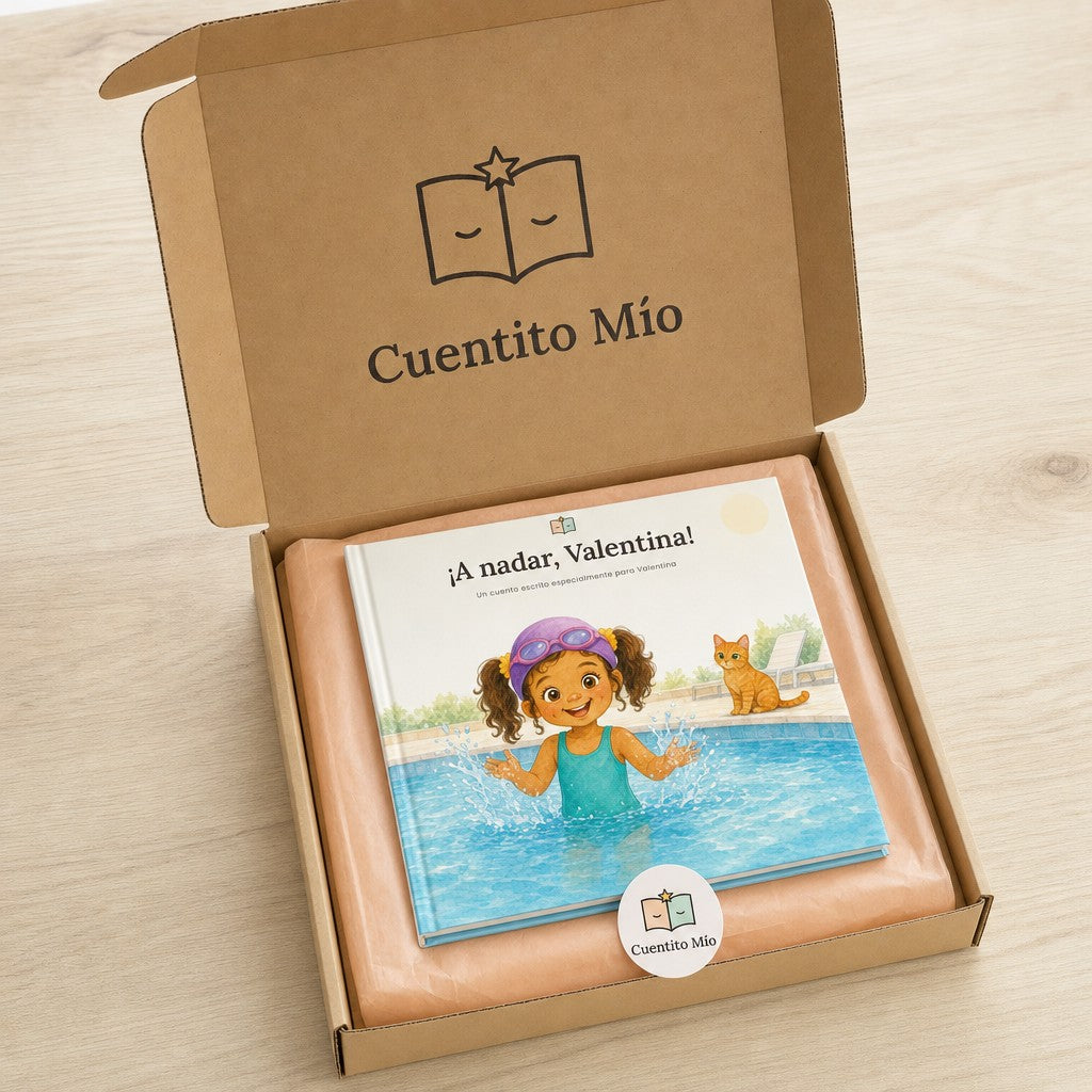 En su caja