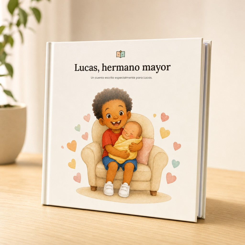 ¡Voy a ser hermano/a mayor! – Cuento personalizado (2 a 7 años)