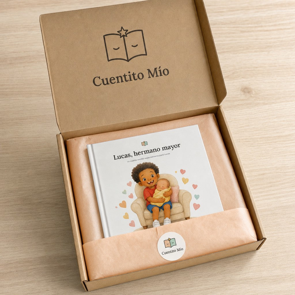 ¡Voy a ser hermano/a mayor! – Cuento personalizado (2 a 7 años)