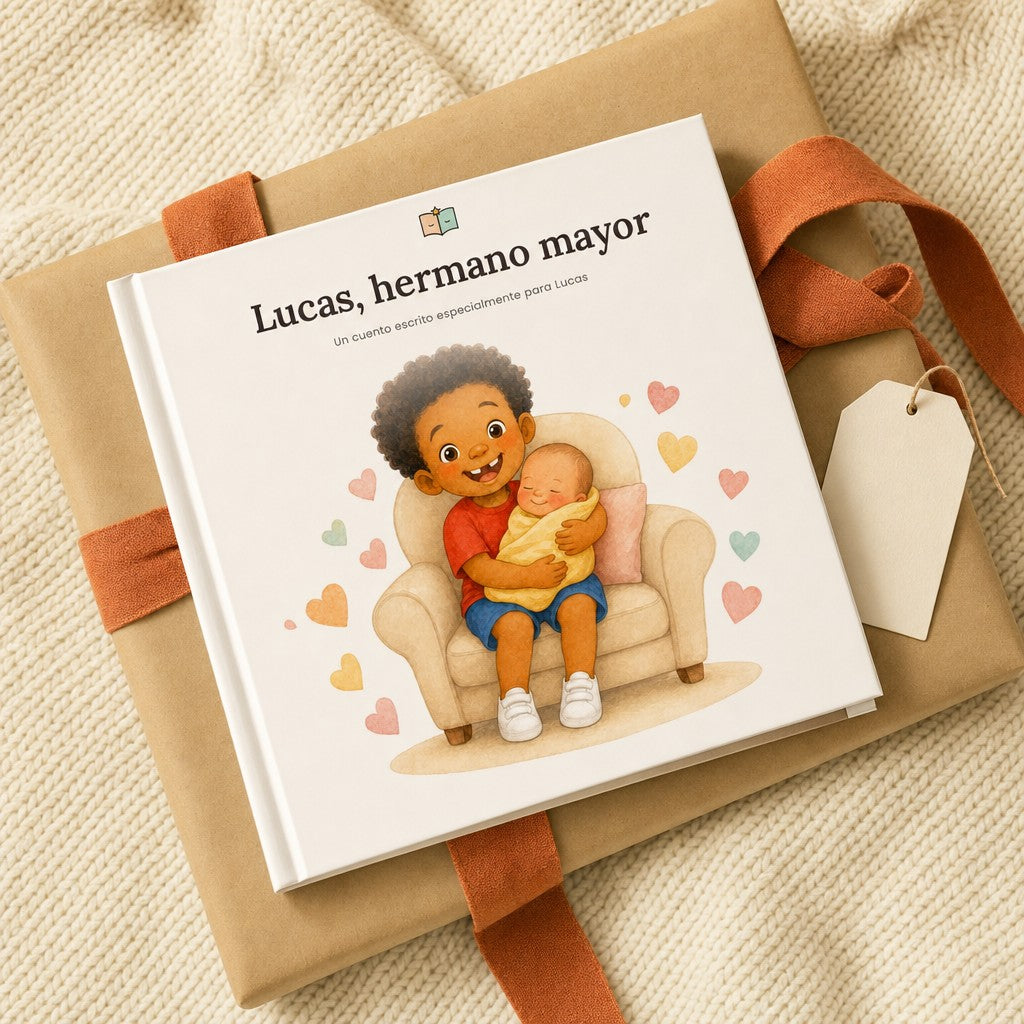 ¡Voy a ser hermano/a mayor! – Cuento personalizado (2 a 7 años)