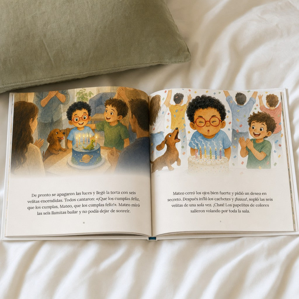 Mi cumpleaños – Cuento personalizado (1 a 8 años)