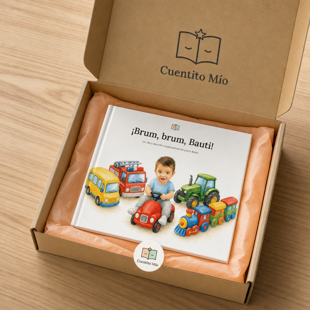 Mi primer libro – Cuento personalizado (1 a 3 años)