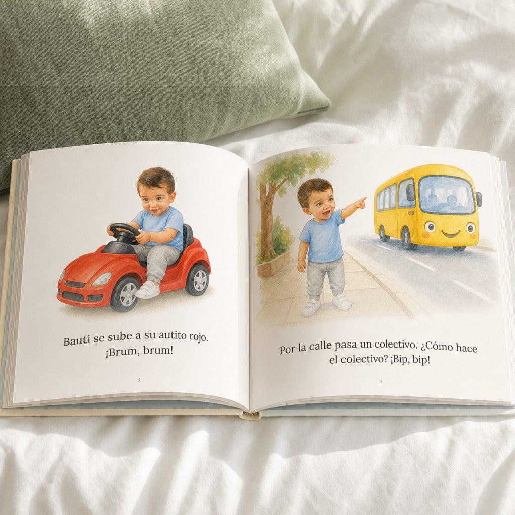 Mi primer libro – Cuento personalizado (1 a 3 años)